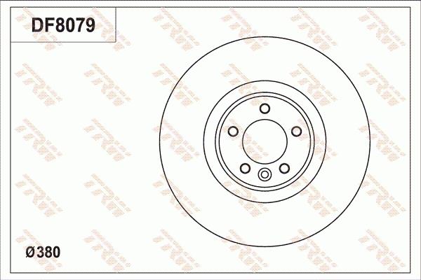 TRW DF8079 - Kočioni disk www.molydon.hr