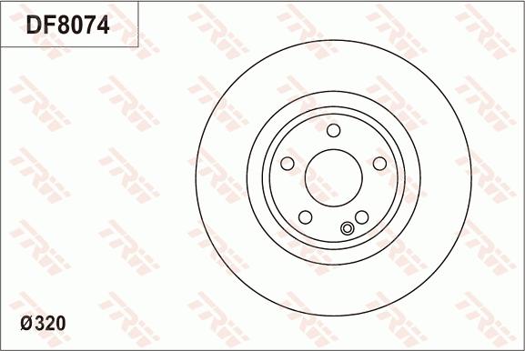 TRW DF8074S - Kočioni disk www.molydon.hr