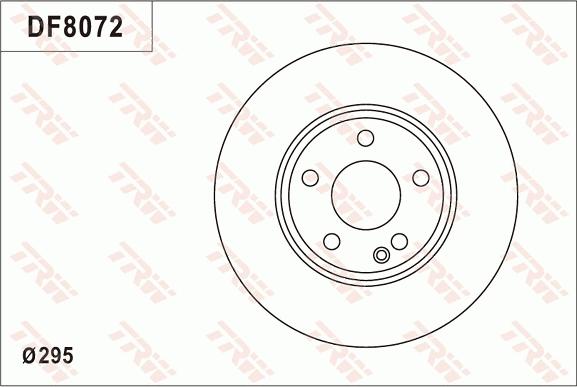 TRW DF8072S - Kočioni disk www.molydon.hr