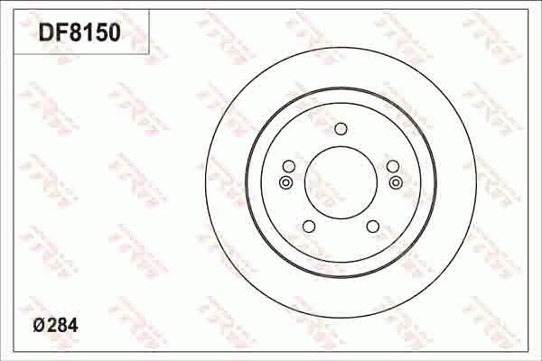 TRW DF8150S - Kočioni disk www.molydon.hr