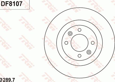 TRW DF8107 - Kočioni disk www.molydon.hr