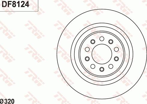 TRW DF8124 - Kočioni disk www.molydon.hr