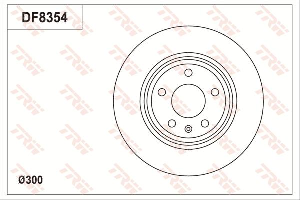 TRW DF8354S - Kočioni disk www.molydon.hr