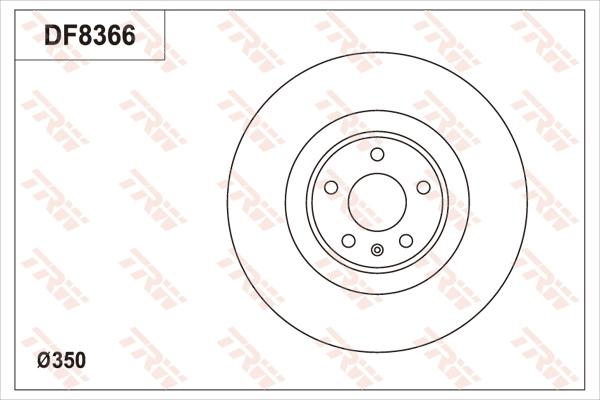 TRW DF8366S - Kočioni disk www.molydon.hr