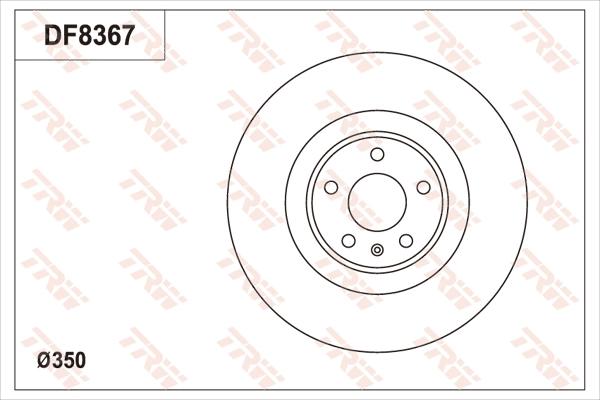 TRW DF8367S - Kočioni disk www.molydon.hr