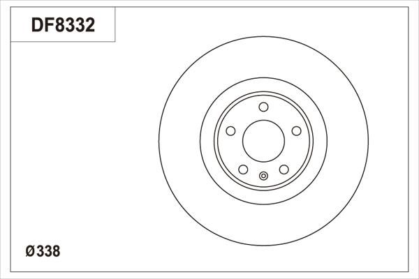 TRW DF8332S - Kočioni disk www.molydon.hr