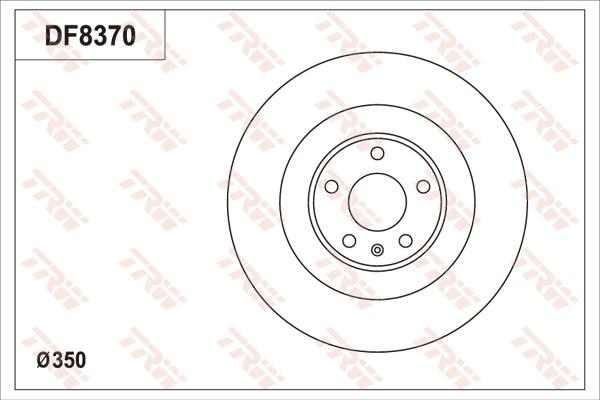 TRW DF8370S - Kočioni disk www.molydon.hr