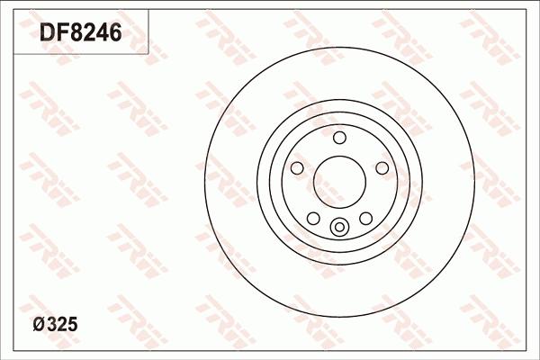 TRW DF8246S - Kočioni disk www.molydon.hr