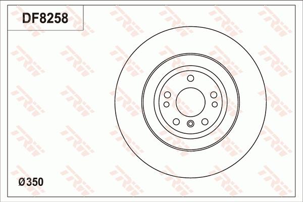 TRW DF8258S - Kočioni disk www.molydon.hr