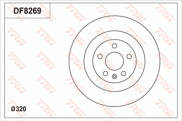 TRW DF8269S - Kočioni disk www.molydon.hr