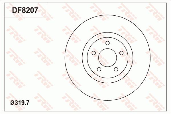 TRW DF8207 - Kočioni disk www.molydon.hr