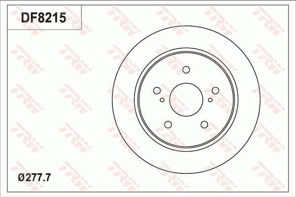 TRW DF8215 - Kočioni disk www.molydon.hr