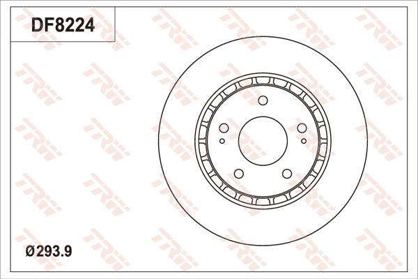 TRW DF8224 - Kočioni disk www.molydon.hr