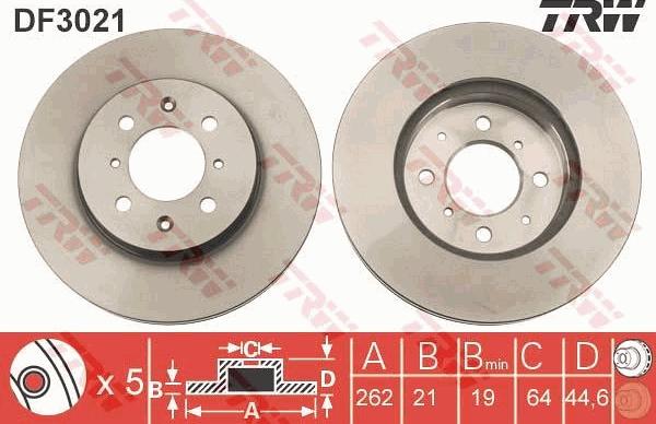 TRW DF3021 - Kočioni disk www.molydon.hr