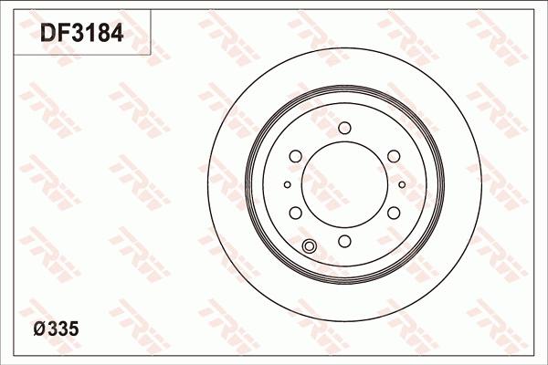 TRW DF3184 - Kočioni disk www.molydon.hr