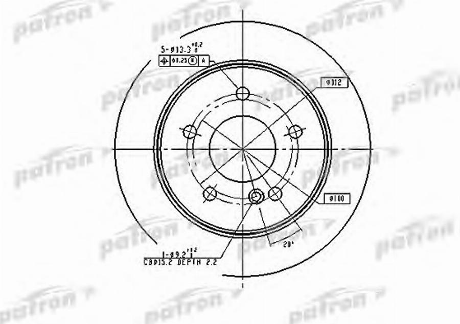 TRW DF2653BP - Kočioni disk www.molydon.hr