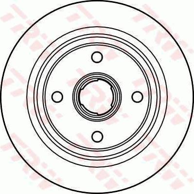 TRW DF2605 - Kočioni disk www.molydon.hr