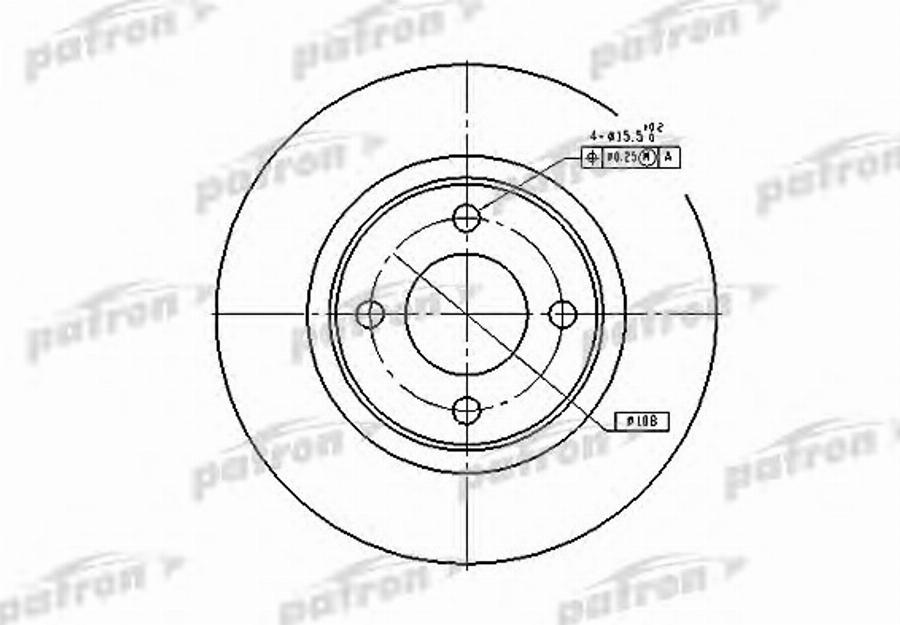 TRW DF2601BP - Kočioni disk www.molydon.hr