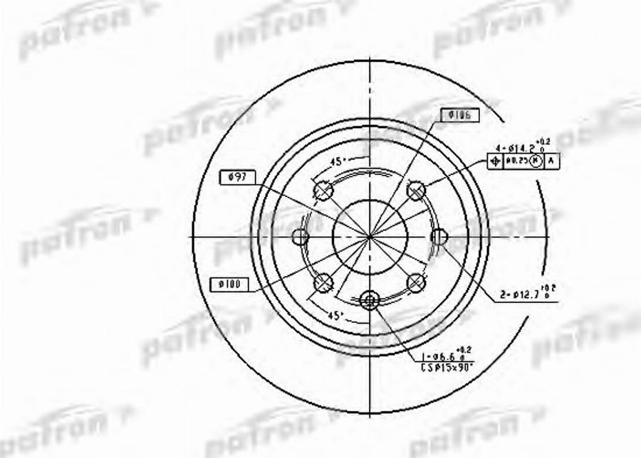 TRW DF2772BP - Kočioni disk www.molydon.hr