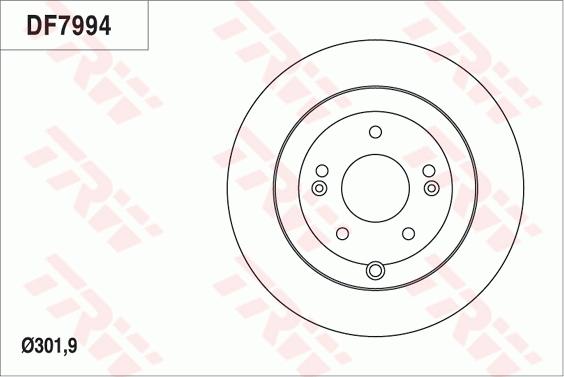 TRW DF7994 - Kočioni disk www.molydon.hr