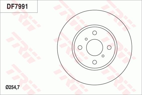 TRW DF7991 - Kočioni disk www.molydon.hr