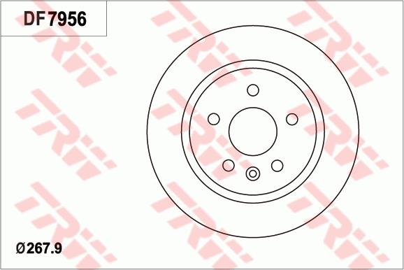 TRW DF7956 - Kočioni disk www.molydon.hr