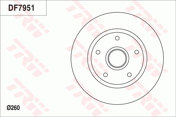 TRW DF7951 - Kočioni disk www.molydon.hr