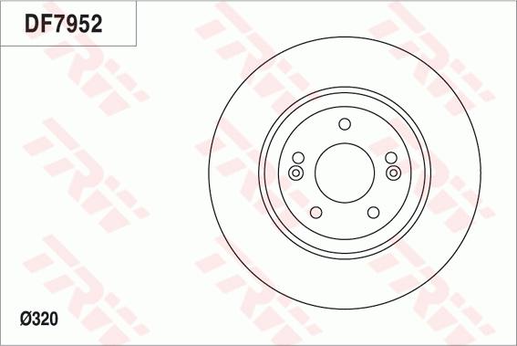 TRW DF7952 - Kočioni disk www.molydon.hr