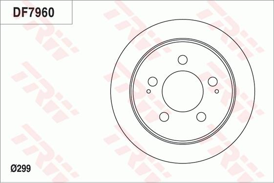 TRW DF7960 - Kočioni disk www.molydon.hr