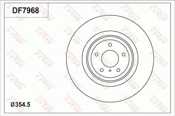 TRW DF7968 - Kočioni disk www.molydon.hr