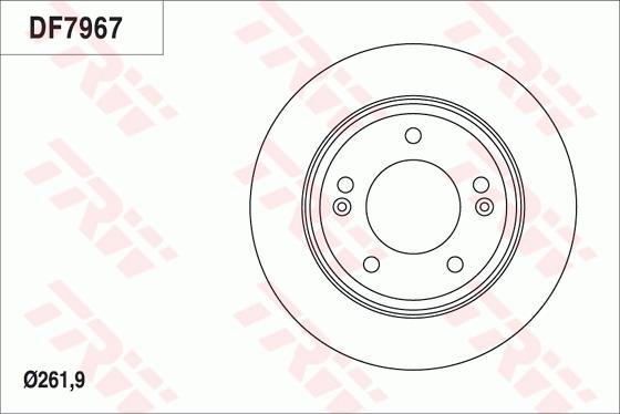 TRW DF7967 - Kočioni disk www.molydon.hr