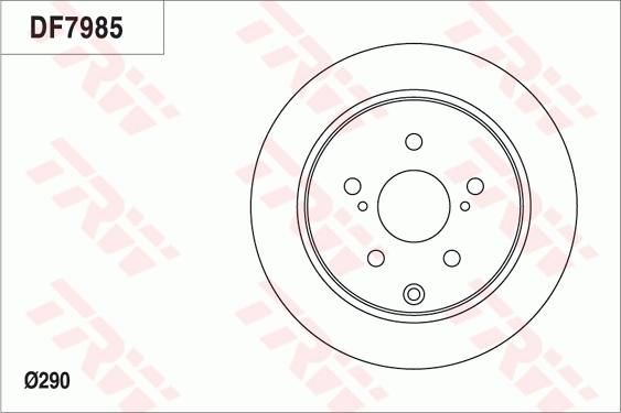 TRW DF7985 - Kočioni disk www.molydon.hr