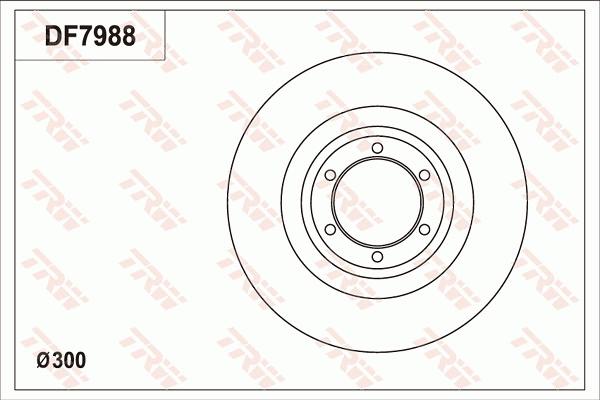 TRW DF7988 - Kočioni disk www.molydon.hr