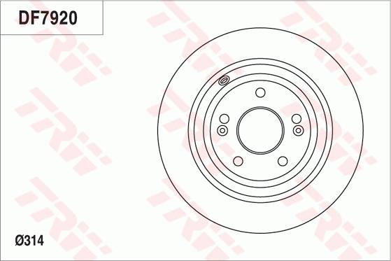 TRW DF7920 - Kočioni disk www.molydon.hr