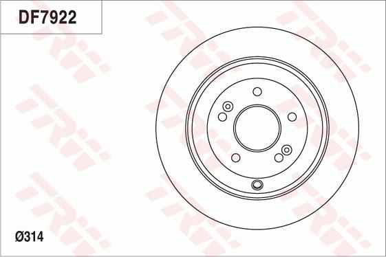 TRW DF7922 - Kočioni disk www.molydon.hr