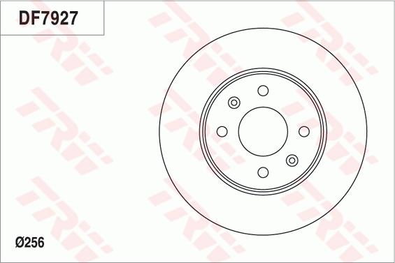 TRW DF7927 - Kočioni disk www.molydon.hr