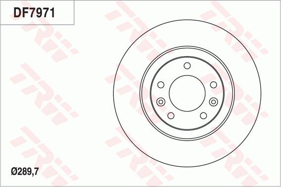 TRW DF7971 - Kočioni disk www.molydon.hr