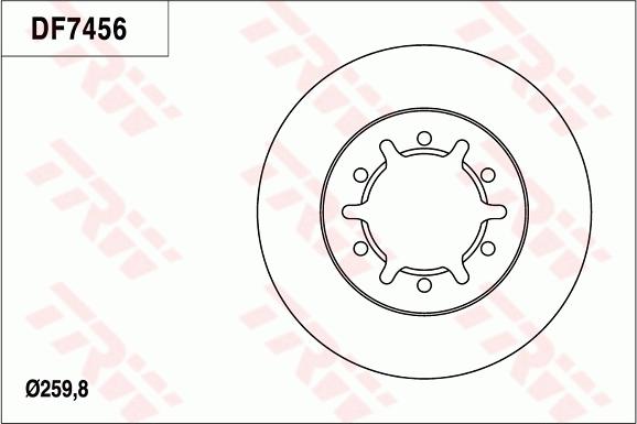 TRW DF7456 - Kočioni disk www.molydon.hr