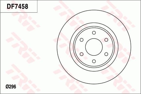 TRW DF7458 - Kočioni disk www.molydon.hr