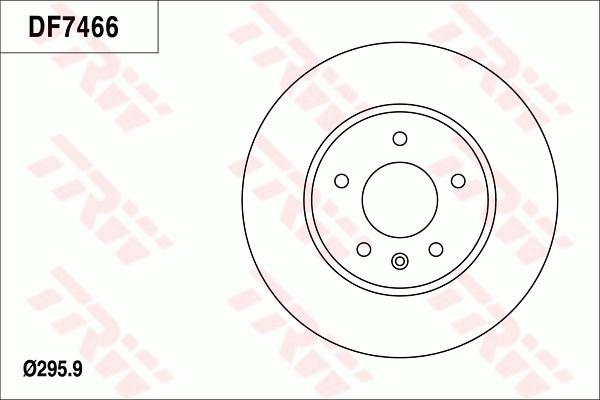 TRW DF7466 - Kočioni disk www.molydon.hr