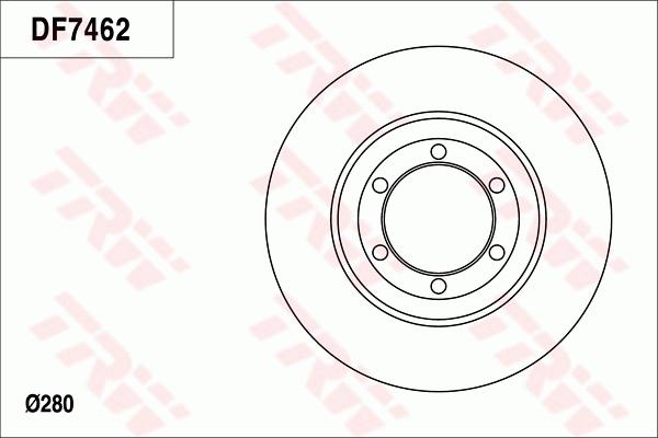 TRW DF7462 - Kočioni disk www.molydon.hr