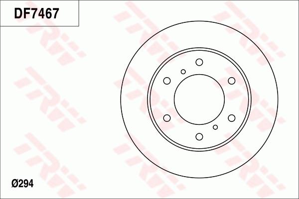 TRW DF7467 - Kočioni disk www.molydon.hr