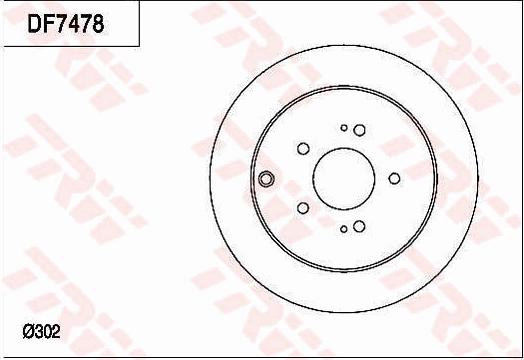 TRW DF7478 - Kočioni disk www.molydon.hr