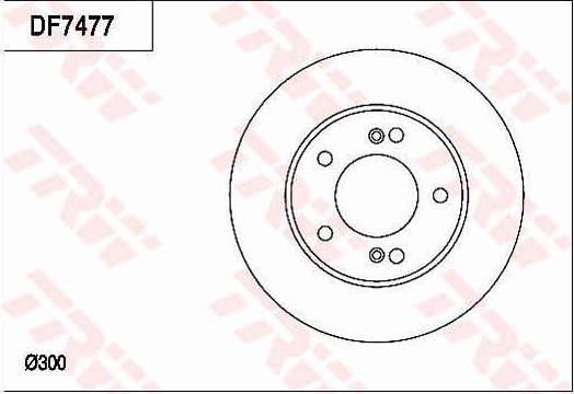 TRW DF7477 - Kočioni disk www.molydon.hr