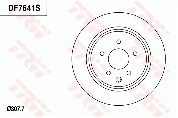 TRW DF7641S - Kočioni disk www.molydon.hr