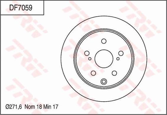 TRW DF7059 - Kočioni disk www.molydon.hr