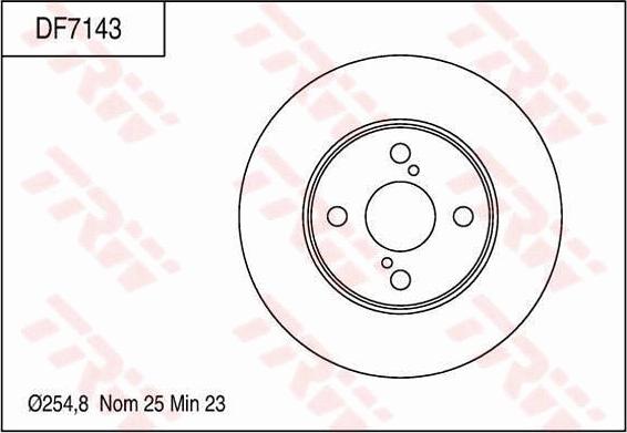 TRW DF7143 - Kočioni disk www.molydon.hr