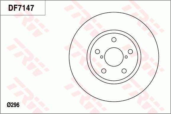 TRW DF7147 - Kočioni disk www.molydon.hr