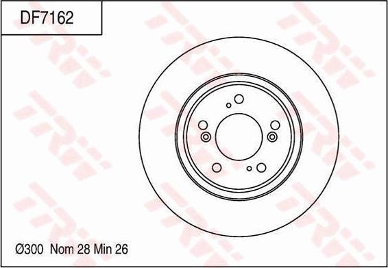 TRW DF7162 - Kočioni disk www.molydon.hr