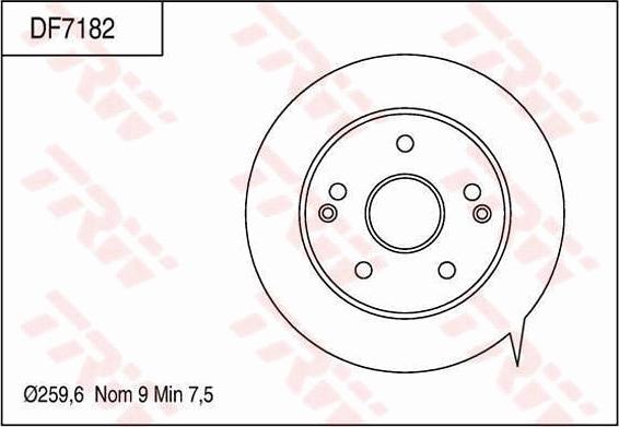 TRW DF7182 - Kočioni disk www.molydon.hr